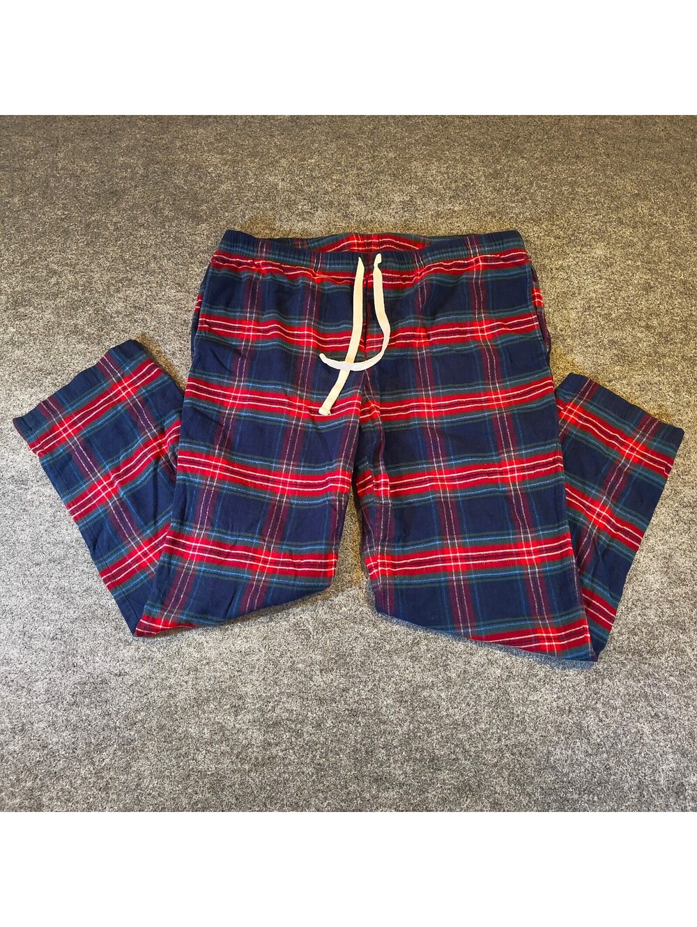 Vineyard Vines Flannel Pajama Pants Red Blue Green Plaid XL Lounge